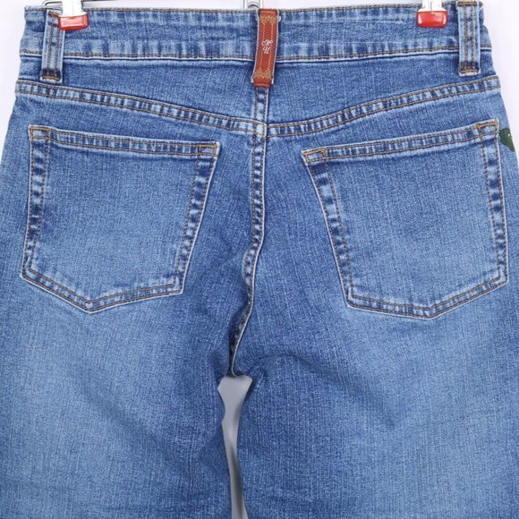 Mu Jeans Capri Crop Cropped Painted Floral Stretch USA 2 - Picture 12 of 12